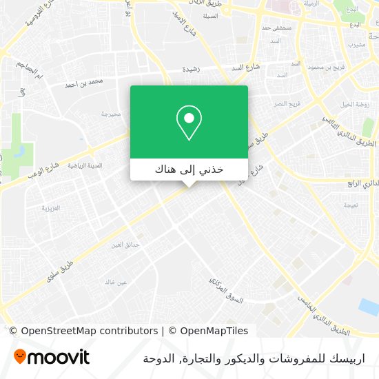 خريطة اربيسك للمفروشات والديكور والتجارة