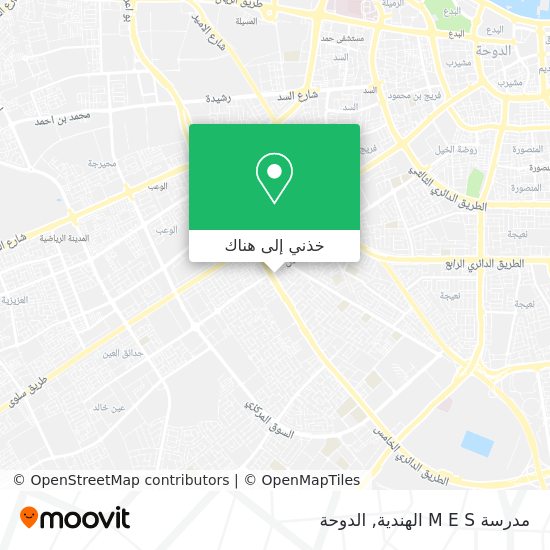 خريطة مدرسة M E S الهندية