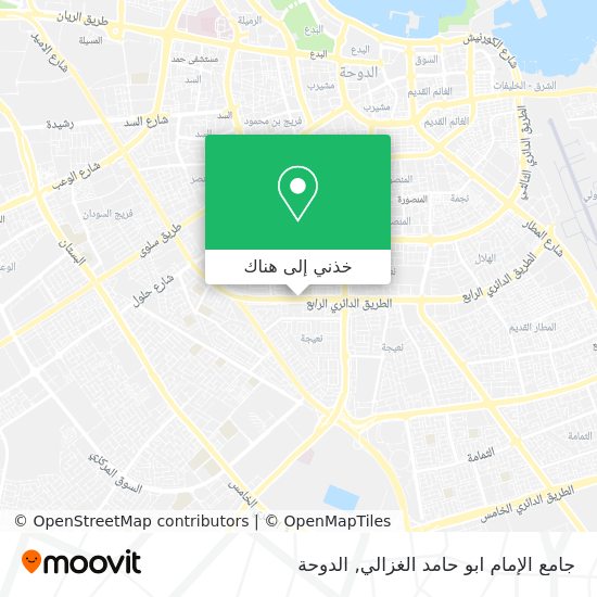 خريطة جامع الإمام ابو حامد الغزالي