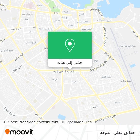خريطة حدائق قطر