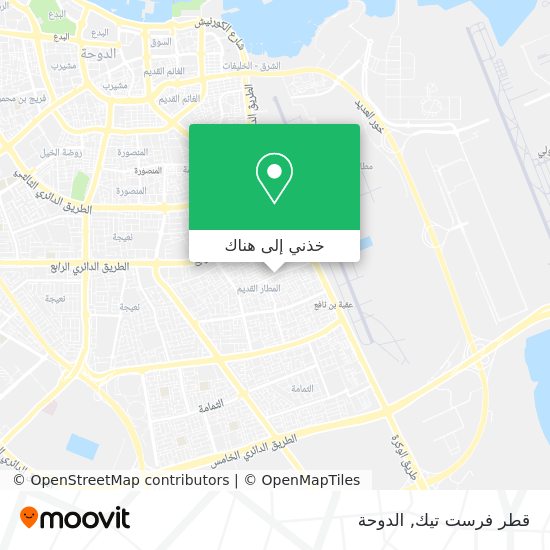 خريطة قطر فرست تيك