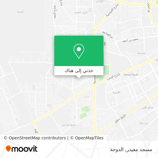 خريطة مسجد معيذر