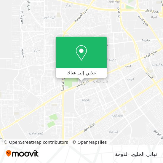 خريطة تهاني الخليج