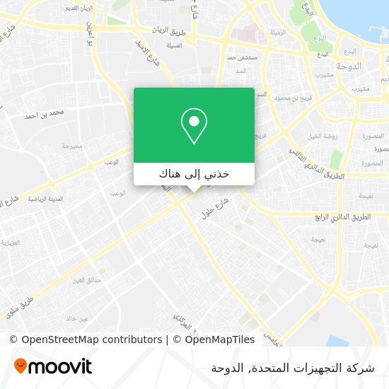 خريطة شركة التجهيزات المتحدة