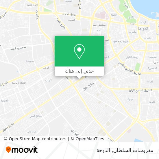 خريطة مفروشات السلطان