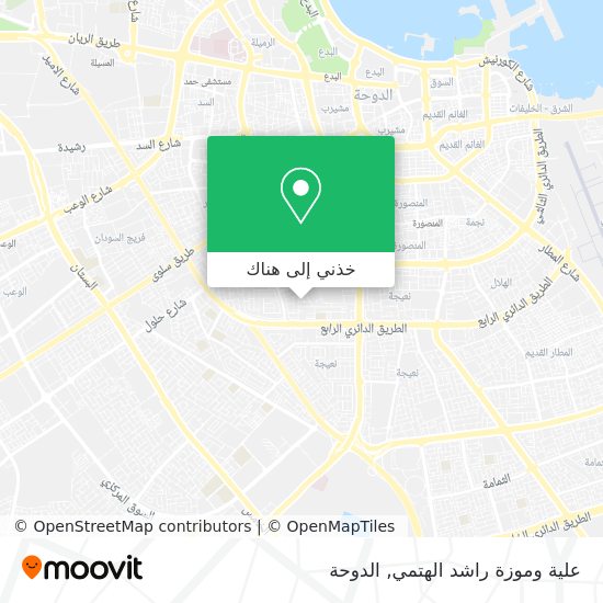 خريطة علية وموزة راشد الهتمي