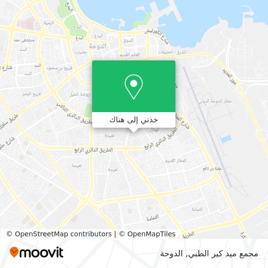خريطة مجمع ميد كير الطبي