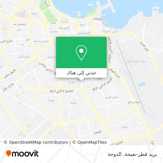 خريطة بريد قطر-نعيجة