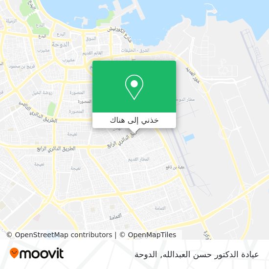 خريطة عيادة الدكتور حسن العبدالله