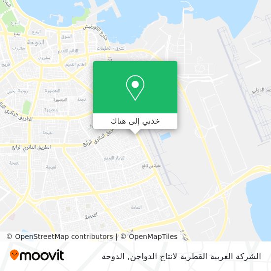 خريطة الشركة العربية القطرية لانتاج الدواجن