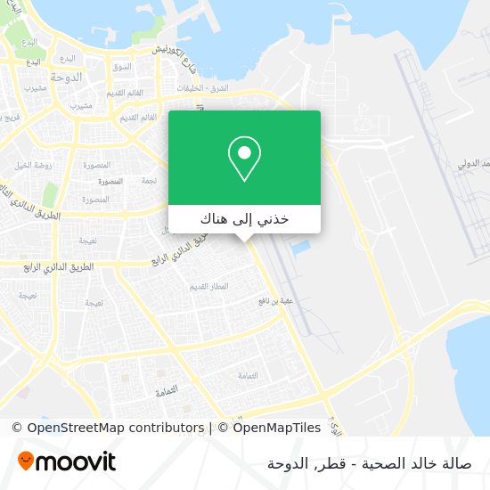 خريطة صالة خالد الصحية - قطر