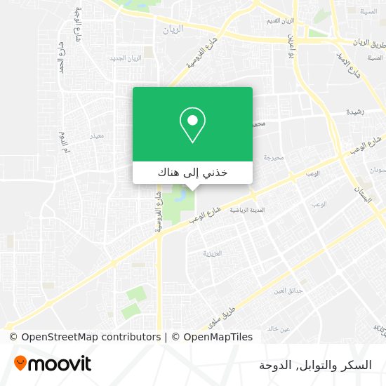 خريطة السكر والتوابل