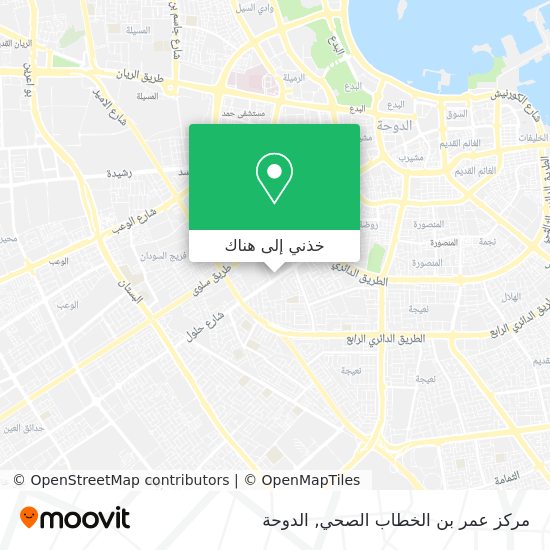 خريطة مركز عمر بن الخطاب الصحي