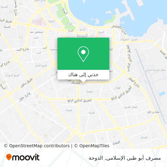 خريطة مصرف أبو ظبى الإسلامى