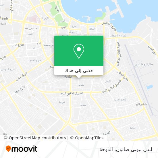 خريطة لندن بيوتي صالون