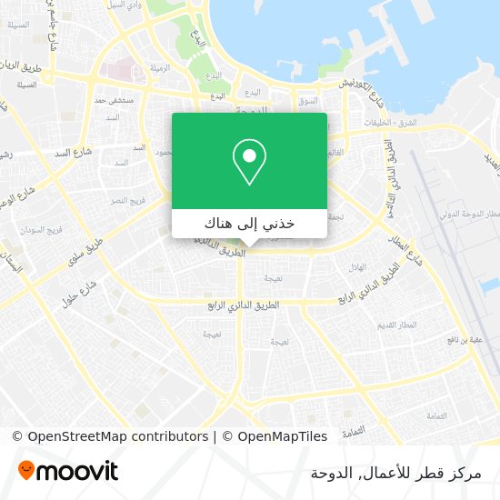 خريطة مركز قطر للأعمال