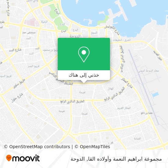 خريطة مجموعة ابراهيم النعمة وأولاده القا