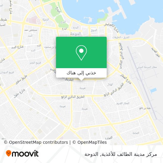 خريطة مركز مدينة الطائف للأغذية