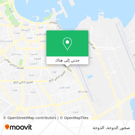 خريطة صخور الدوحة