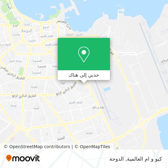 خريطة كيو و ام العالمية