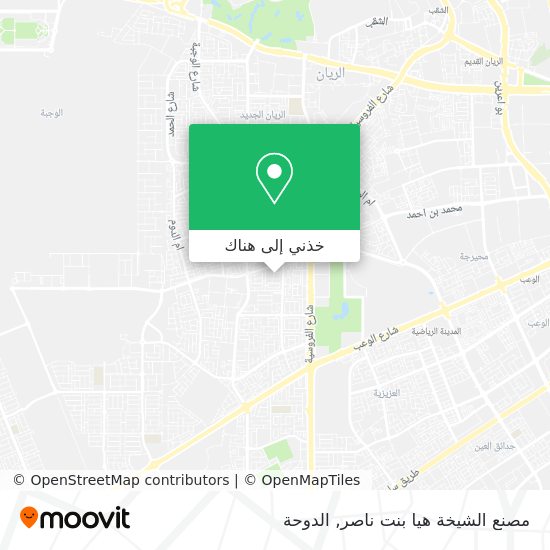 خريطة مصنع الشيخة هيا بنت ناصر