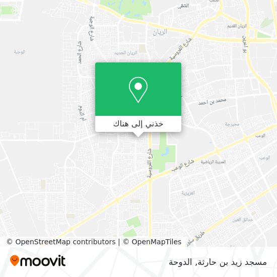 خريطة مسجد زيد بن حارثة