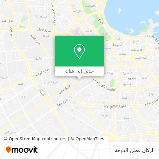 خريطة أركان قطر