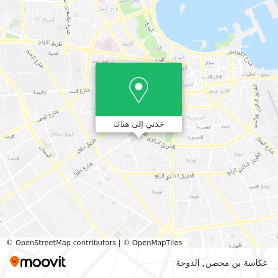 خريطة عكاشة بن محصن