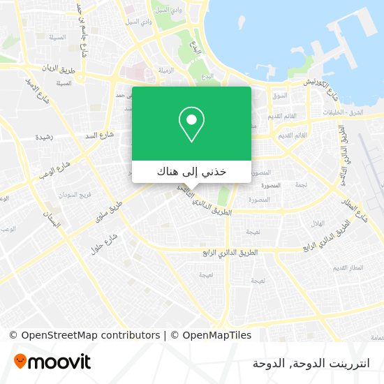 خريطة انتررينت الدوحة