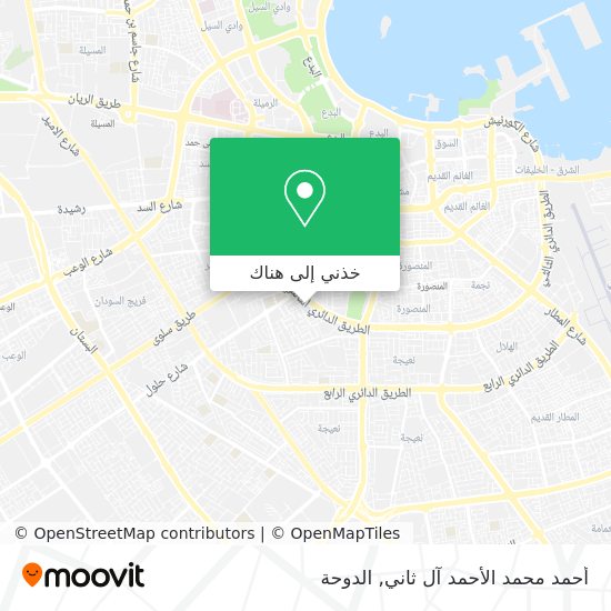 خريطة أحمد محمد الأحمد آل ثاني