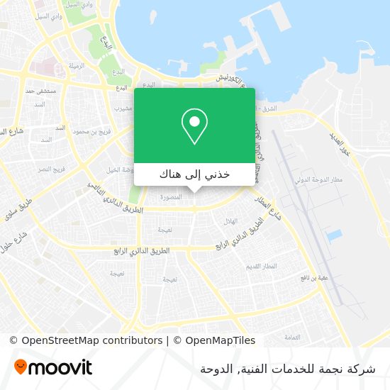 خريطة شركة نجمة للخدمات الفنية