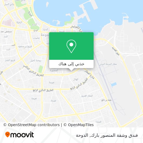 خريطة فندق وشقة المنصور بارك