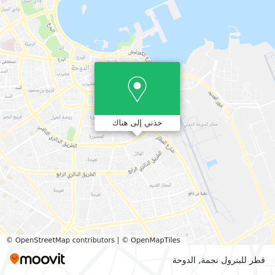 خريطة قطر للبترول نجمة