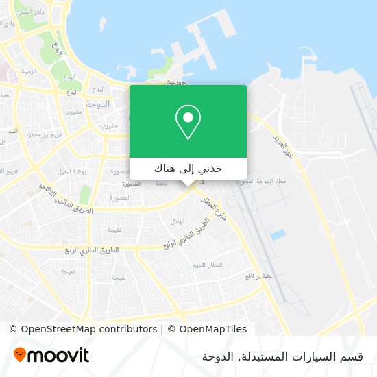 خريطة قسم السيارات المستبدلة