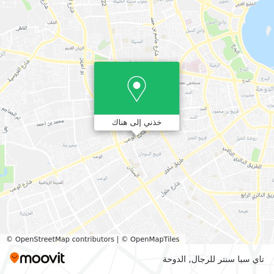 خريطة تاي سبا سنتر للرجال
