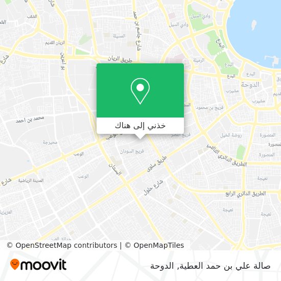 خريطة صالة علي بن حمد العطية