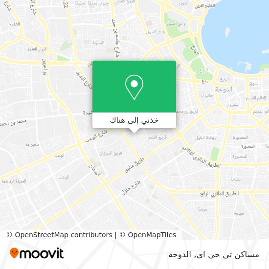 خريطة مساكن تي جي اي