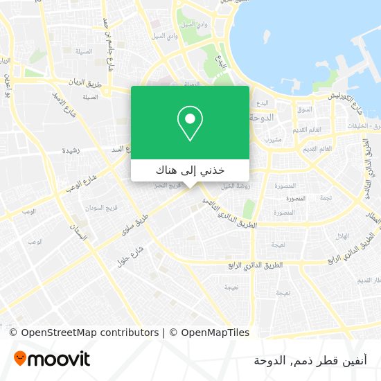 خريطة أنفين قطر ذمم