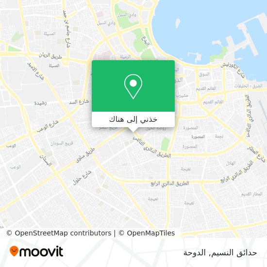 خريطة حدائق النسيم