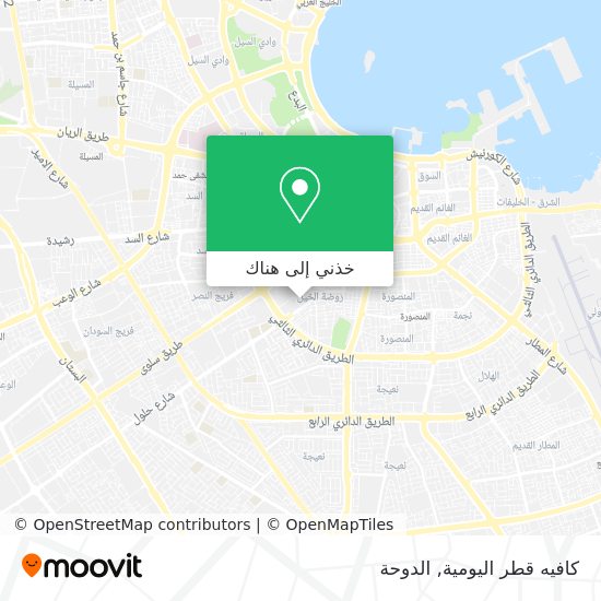 خريطة كافيه قطر اليومية