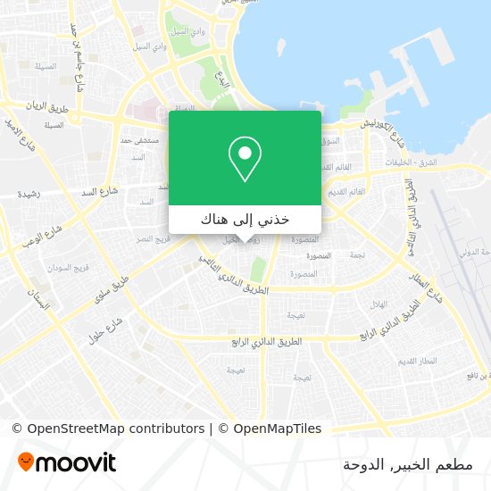 خريطة مطعم الخبير
