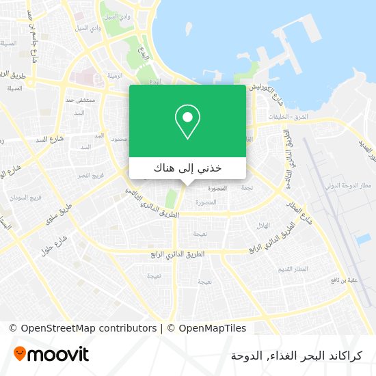 خريطة كراكاند البحر الغذاء