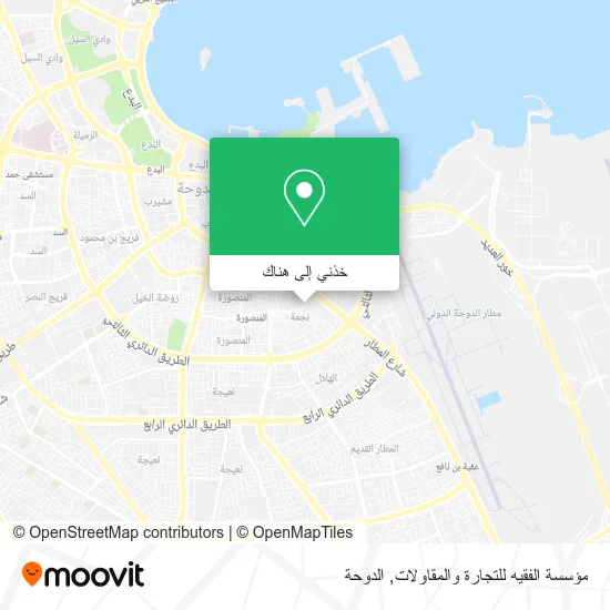 خريطة مؤسسة الفقيه للتجارة والمقاولات