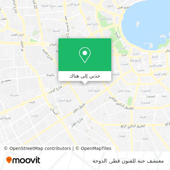 خريطة معنشف حنة للفنون قطر