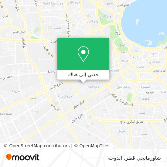 خريطة شاورمانجي قطر
