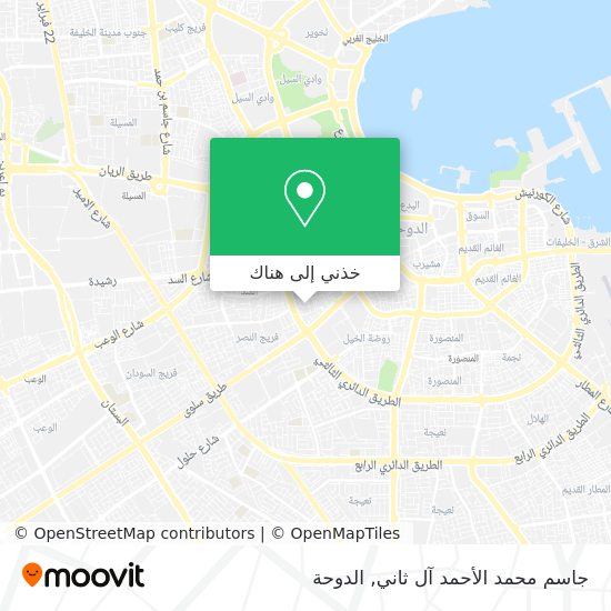 خريطة جاسم محمد الأحمد آل ثاني