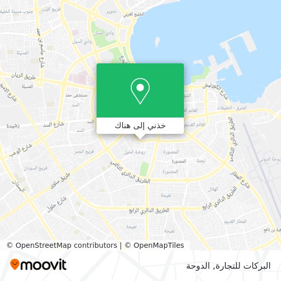 خريطة البركات للتجارة