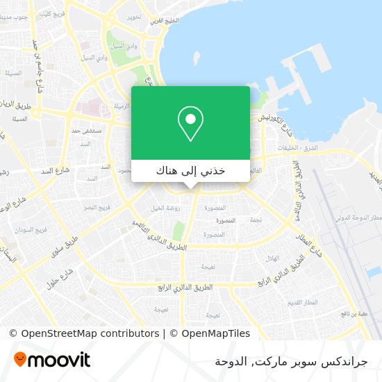 خريطة جراندكس سوبر ماركت