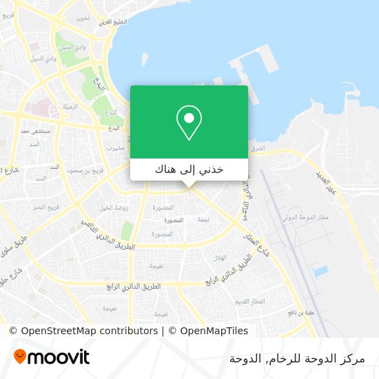 خريطة مركز الدوحة للرخام