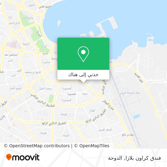 خريطة فندق كراون بلازا